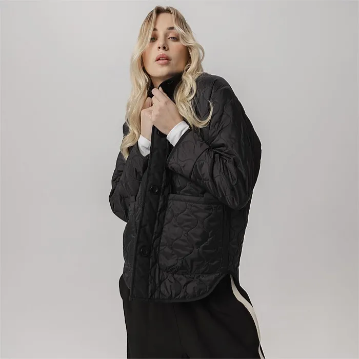 Quilted Jacket In Black | Jackets & Vests | Stirling Sports